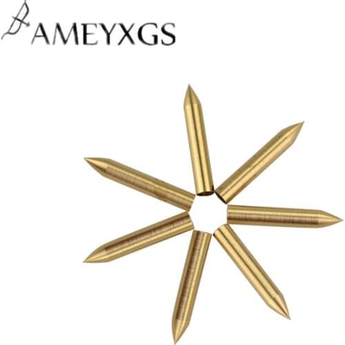 50pcs Archery Arrowhead For OD 4.5mm ID 4mm Broadhead Gold Arrow Outdoor Hunting Shooting Accessories