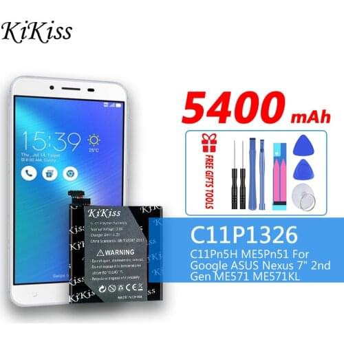 5400mAh 15Wh OEM Battery C11Pn5H ME5Pn51 For Google ASUS Nexus 7" 2nd Gen ME571 ME571KL C11P1326 + free tools