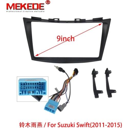 MEKEDE Car Fascias Navigation Dash Panel For Suzuki Swift 2011-2015/Vitara 2005-2015/Ciaz2014-2018/S-Cross/SX-4 Radio Frame