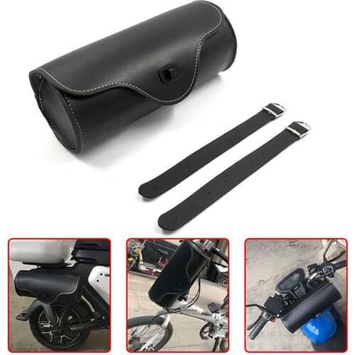 PU Leather Motorcycle Hanging Saddle Bag Motorcycle Waterproof Luggage Bags Moto Universal Storage Side Tail Bags Accessories