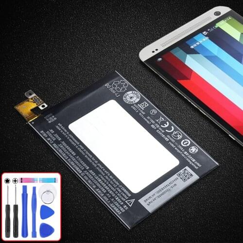 For HTC ONE M7 802D 802T 802W 801E 801S 801N Polymer Li-ion Battery BN07100 2300mAh Mobile Phone Replacement Battery