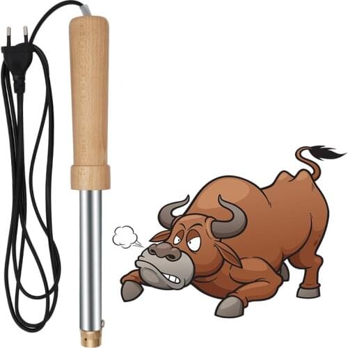 Dehorner For Calf Lamb Electro Thermal Calf Pasture Dehorning Device Electric Gun Pistol Sticker Type Veterinary Bloodless Calve