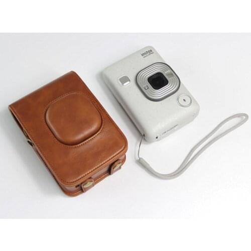 Fuji Instax mini Liplay Camera Bag PU Leather Instant Camera Shoulder Bag Case Cover Pouch