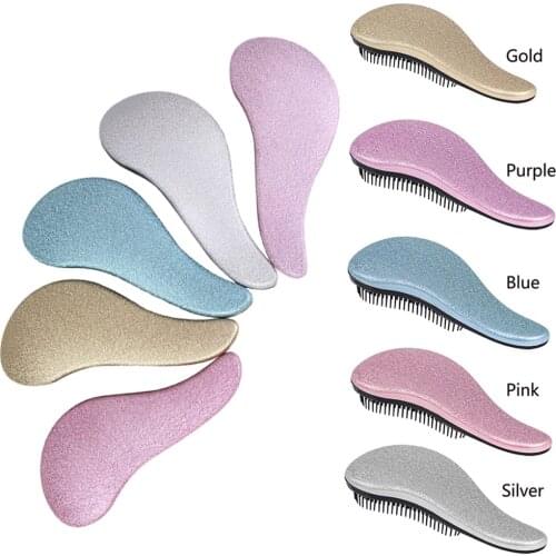 Shiny Beauty Hot Comb Anti-static Hair Care Styling Tool Set Barber Accessories Massage Scalp Detangler Hair Brush