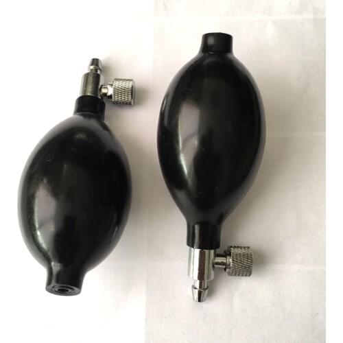 Latex Ball NIBP cuff pumb bulbs with metal valves blood pressure cuff hand ball 10pcs