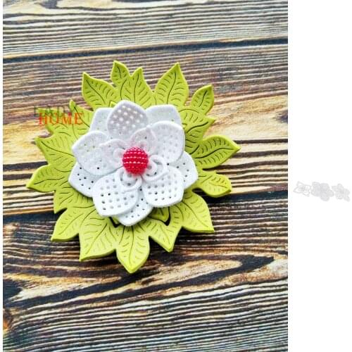3Pcs Flowers Metal Cutting Dies for Craft Dies Stencil Templates Scrapbooking Embossing Knife Blade Punch Card Dies Cut New