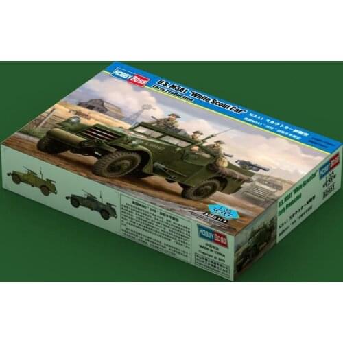 Hobbyboss 82451 1/35 M3A1 White Scout Car Early Type Model Kit