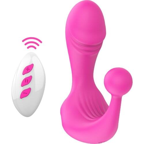 Wearable G Spot Vibrator Wireless Control Vibrating Panty Clitoral Nipple Anal Vagina Stimulator Sex Toys for Women Vybrator