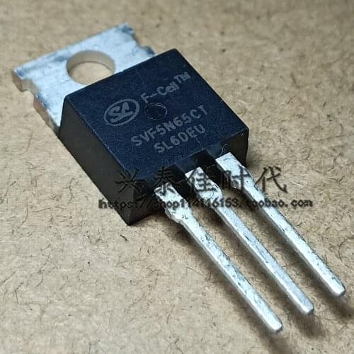 Original new 5pcs/ SVF5N65CT 5A/650V TO-220