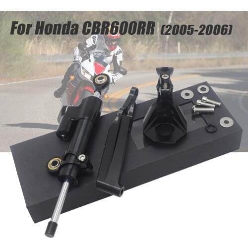 Motorcycle Stabilizer Steering Damper Bracket Mount Kits 2005-2006 For Honda CBR600RR CBR 600RR CBR 600 RR