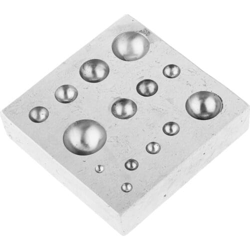 Punch Goldsmithing Square Dapping Block Jewellery Manufacturing Doming Tools