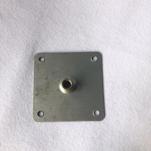 Pack of 100pcs) Furniture Legs Connector Square Metal Threaded insert M10 Screw On Tee Nut Sofa Cabinet Feet Connecting W85mm