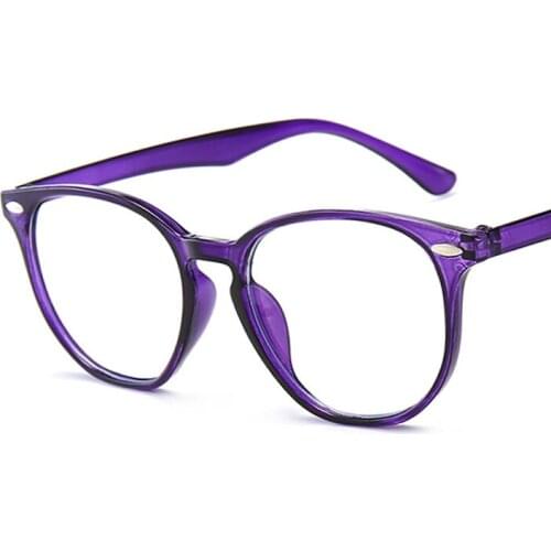 Round Frame Women Men Eyeglasses Anti-Blue Radiation Lens UV400 Eye Protection Girl Sexy Ladies Fashion Eyewear