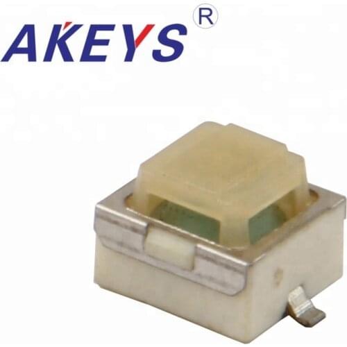 20PCS TS-F002 6.3*6.7*5 Tact Switch SMD 2 Pin Silent Switch Silicone Button Pressure Switch
