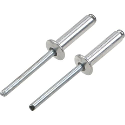 20pcs/pack M3.2 M4 Aluminium Mushroon Head Break Mandrel Blind Rivets Nail Pop Rivets For Furniture Car Aircraft