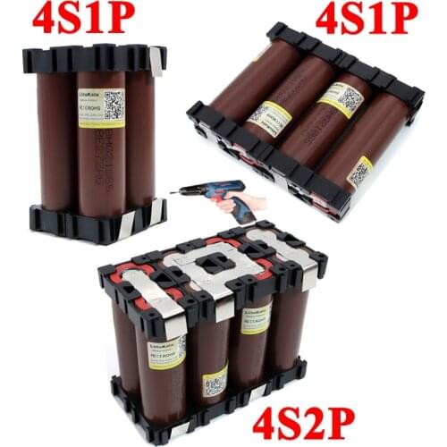 2021 Liitokala 18650 HG2 4S1P 14.4 / 14.8V 3000mAh 4S2P 6000mAh 20 amps 15V 16.8V for screwdriver batteries sweat battery pack