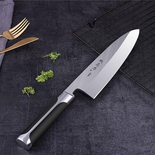 8" Sashimi Knife Japanese Style Sushi Kitchen Knives 5CR15 High Carbon Stainless Steel Meat Cleaver Fish Knife ABS Handle