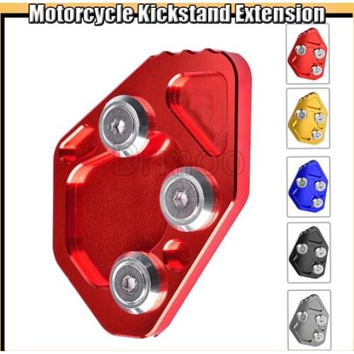 Motorcycle CNC Accessories Aluminum Side Stand Enlarge Kickstand Parts For BMW K1200S 2004-2008 K1300S 2009-2017
