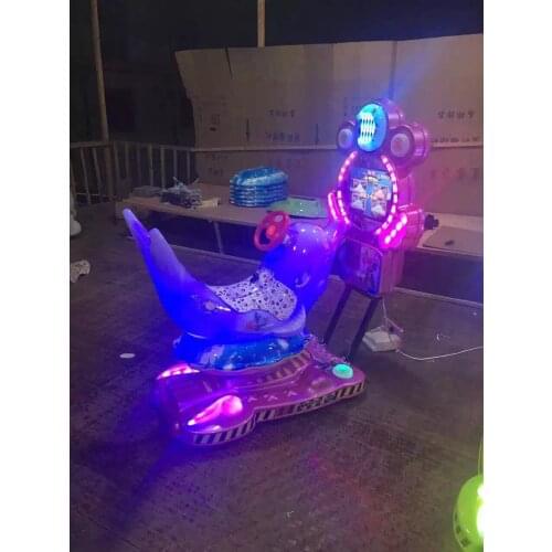 Coin operated swing machine, English songs-dolphins 4 games