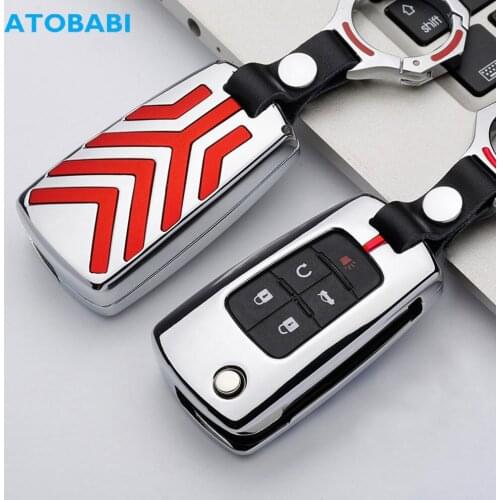 Zinc Alloy Car Key Case For Chevrolet Orlando Cruze Captiva Buick Excelle GT Regal Verano Encore Folding Remote Protector Cover