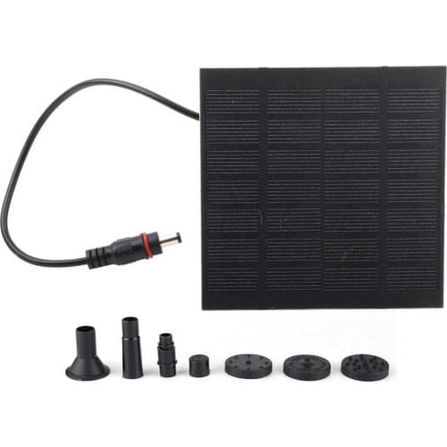 DC 12V Solar Powered Water Pump Brushless Mini Fountain Pump For Landscape Pool Garden Decoration