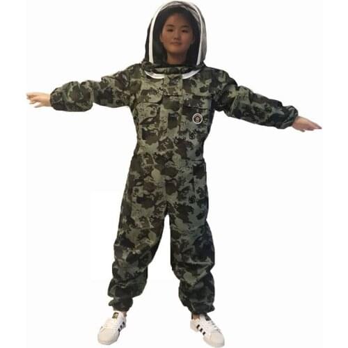 Beekeeping clothing Beekeeping suit with mask clothing for Bee suit beekeepers Jungle camouflage bee keeping clothes bee tool