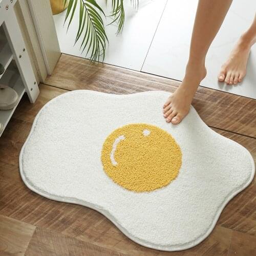 Soft Non-Slip Bath Mat Home Super Absorbent Cute Living Room Carpet Balcony Front Door Mat Washable Kitchen Bathroom Floor Rug
