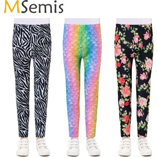 Kids Girls Dance Legging Tight Children Breathable Stretchy Yoga Gymnastics Ballet Dance Pants Slim Fit Trousers Sport Bottoms