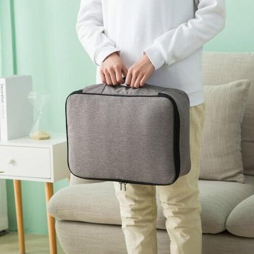 Multifunctional family certificate storage bag large capacity important file storage box sorting bag box multi-layer card bag