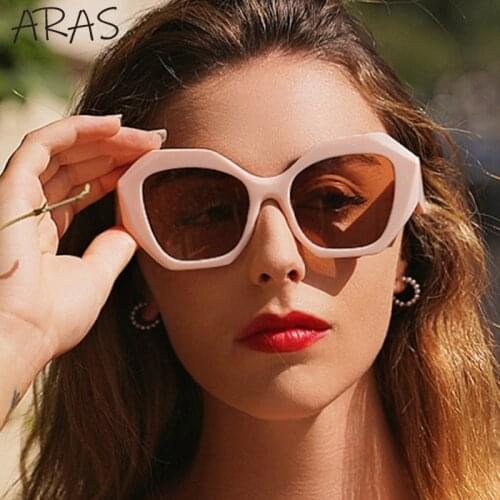 Fashion Unique Sunglasses For Women 2021 Luxury Brand Polygon Square Sun Glasses Female Vintage Punk Men Shade Irregular Eyewear