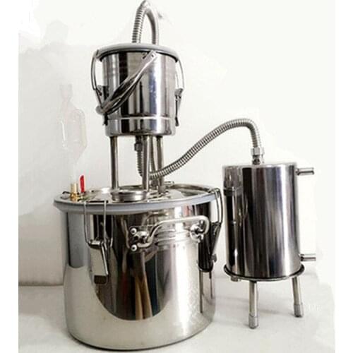 15 L Liters 3 Gal Household Moonshine Still Wine Maker Brew Kit Alcohol Distiller Boiler Stainless Steel Wine Making
