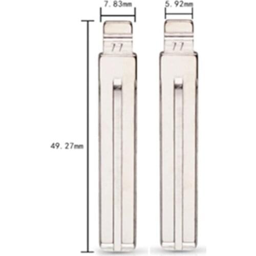 20pcs Uncut Metal NO. 77 77# HY22 TOY40 TOY48 for Hyundai Kia Lexus Toyota Key Blade for KD keydiy xhorse VVDI remotes universal