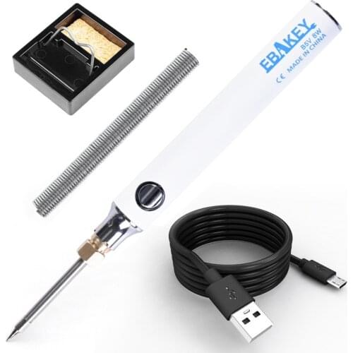 Original USB Electric Soldering Iron Kits 5V 8W Tin Solder Iron USB Fast Charging Portable Microelectronics Repair Welding Tools
