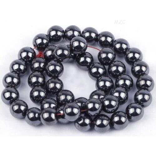 Bracelet necklace +Freeft53 10mm Black Hematite Loose ball Beads crystal Findings Fit crystal Bracelet Necklace