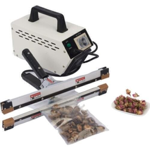 Portable plastic snack food packaging bag heat sealer, handheld hand impulse sealing machine