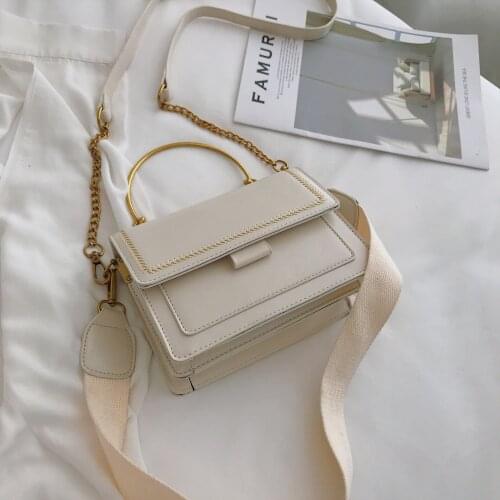 2021 Luxury Women Crossbody Bags Flip Fashion Retro Style Women Handbags PU Solid Color Designer Women Bag Purses and Handbags