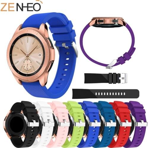 Silicone Watchband 20mm For Samsung Galaxy Watch 42mm Watch Strap Replacement For Samsung Galaxy Watch 42mm Band Strap Bracelet