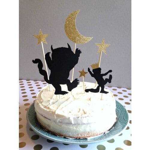 Where the Wild Things Are Cake Topper, Where the Wild Things Are Party Supplies, Wild One Cake Topper, Wild One Party Supplies