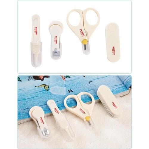 50set 4/5pcs Baby Nail Care Set Practical Clipper Trimmer Baby Scissors Nail Shear Convenient Safety Baby Nail Clipper
