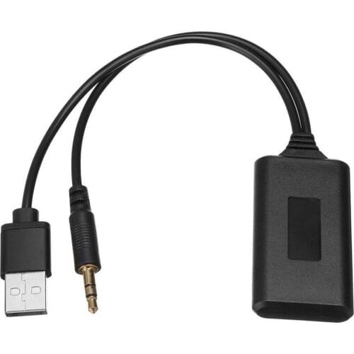 Universal Car 12V bluetooth Module Adapter Wireless AUX-IN Aux Plug Cable Stereo USB 3.5MM Radio Adapter Jack C3V3