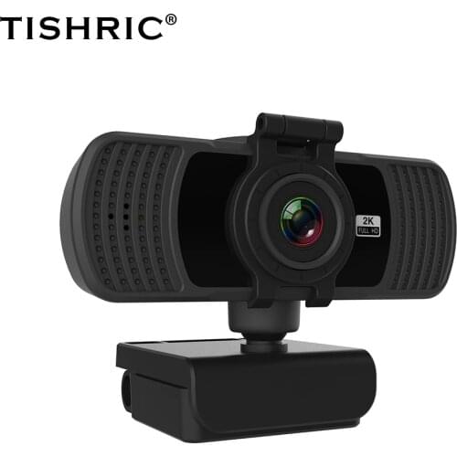 TISHRIC Pc-c6 Web Cam Web Camera With Microphone Webcam 1080p Cover 2K Web Camara For Pc Video Call Live Broadcast