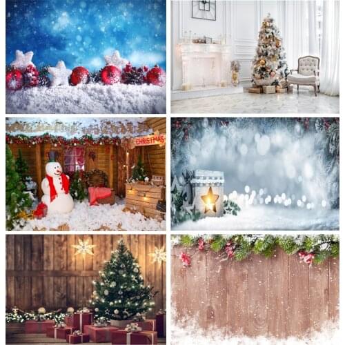 Vinyl Custom Christmas Theme Photography Background Children Portrait Backdrops For Photo Studio Props 1911 CXZM-44