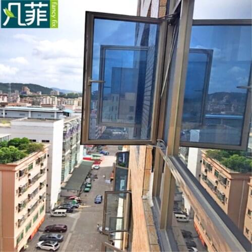 FANCY-FIX Privacy Window Film Heat Control One Way Solar Window Film Stained Glass Foil Sticker,Reflective Vinyl Mirror Film