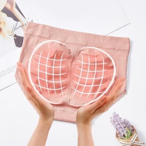 Women' Seamless Lifting Hip Shaping Pants Solid Color High Waist Postpartum Briefs Plus Size