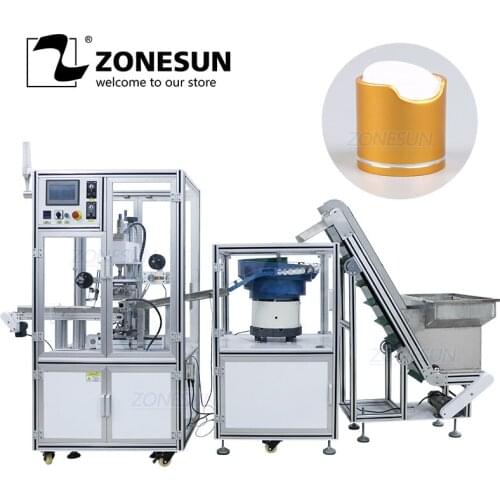 Zonesun Automatic Servo Surface Hot Stamping Machine Bottle Cap Thermal Transfer Press Machine High Speed Hot Stamping Machine