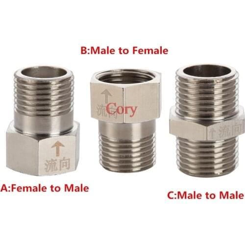 1PC 1/2" BSP Male Female Thread Brass backflow check valve One Way Non-return Valve For Water Tank Water Heater Toilet