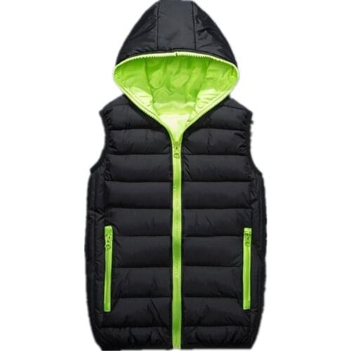 A1468 2020 Autumn and winter new men and women fashion casual big size pure color slim hooded vest coat cheap wholesale