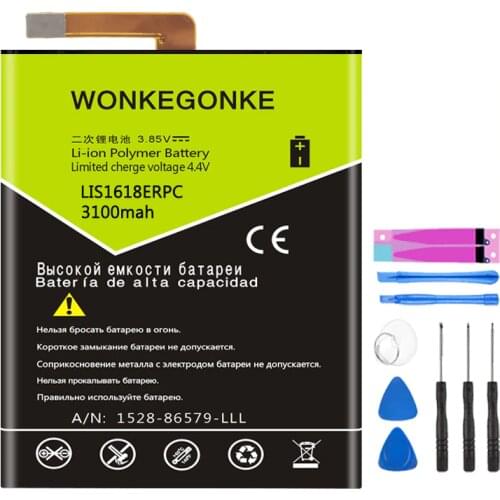 WONKEGONKE LIS1618ERPC cell phone battery for SONY Xperia XA (F3111) E5 F3313 F3112 F3116 F3115 F3311 battery