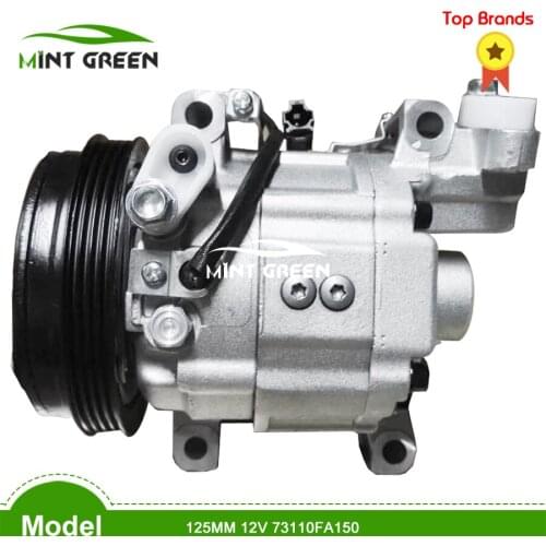 For DKV14G Auto Air AC COMPRESSOR FOR CAR SUBARU FORESTER COMPRESSOR TYPE 4B 125MM 12V 73110FA150