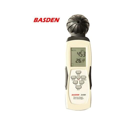 BSD-210D Recording Carbon Dioxide Detector CO2 Concentration Temperature and Humidity Tester for Chicken Coops